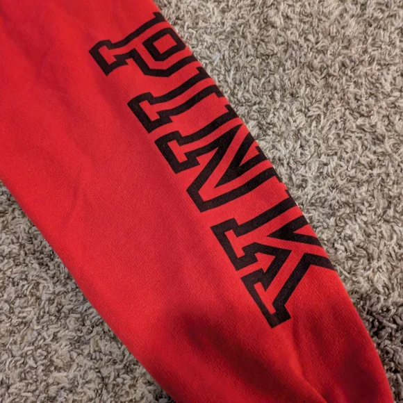 Victoria's Secret PINK Sweat Pants with Black Lettering - Picture 3 of 7